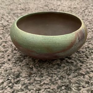 Handmade earth tone ceramic clay pot vase